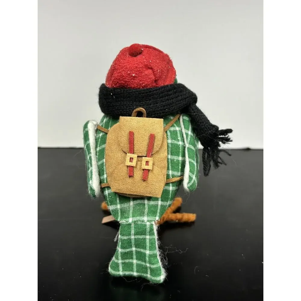Target Wondershop 2018 Featherly Friends MAUS Christmas‎ Fabric Bird W/ Backpack